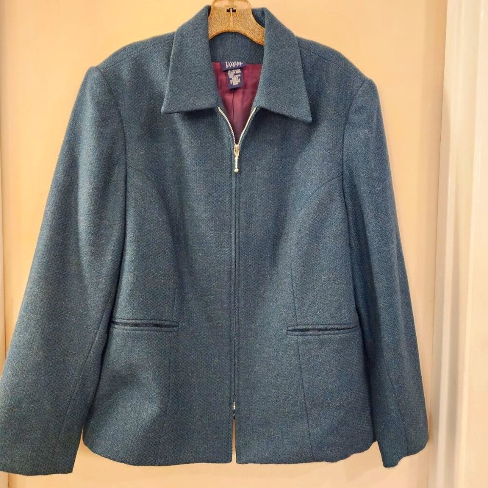 Hillard & Hanson Womens Size 18 Wool Blend Jacket